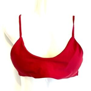NWT Sherry DC Bikini Red Top size M